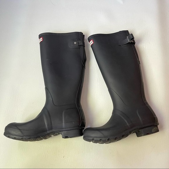 Hunter Black Tall Boots - Picture 9 of 9